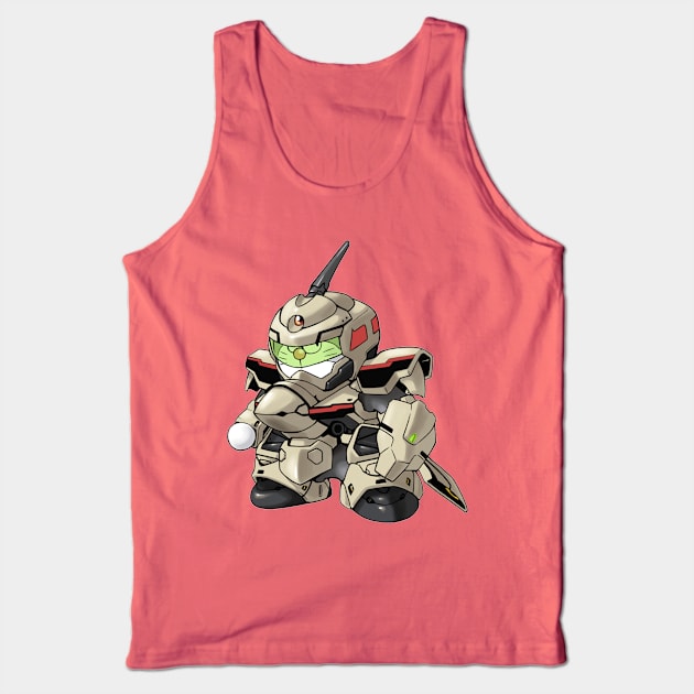 Mecha Mon Tank Top by geeklyshirts